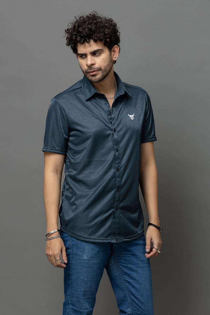 GO DEVIL Midnight Steel Casual Wear Shirt for Men - Image 2